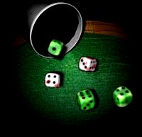 Yahtzee dice